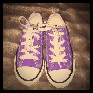 Girls Purple Converse